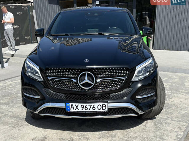 Черный Мерседес GLE-Class Coupe, объемом двигателя 3 л и пробегом 150 тыс. км за 34500 $, фото 1 на Automoto.ua