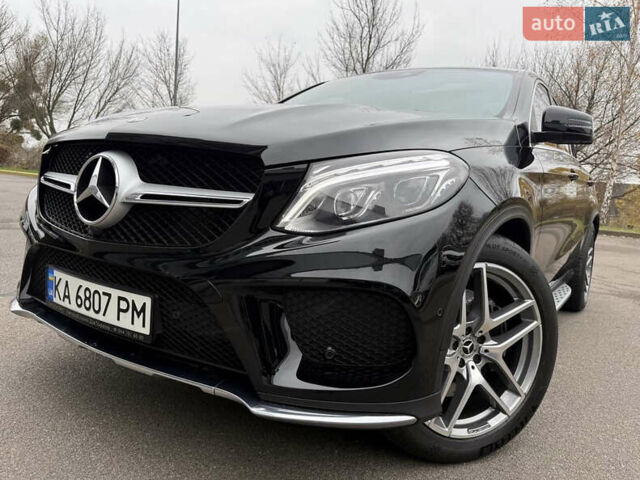 Черный Мерседес GLE-Class Coupe, объемом двигателя 3 л и пробегом 65 тыс. км за 45800 $, фото 1 на Automoto.ua