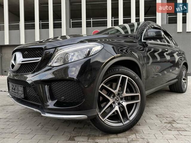 Черный Мерседес GLE-Class Coupe, объемом двигателя 3 л и пробегом 66 тыс. км за 48222 $, фото 1 на Automoto.ua