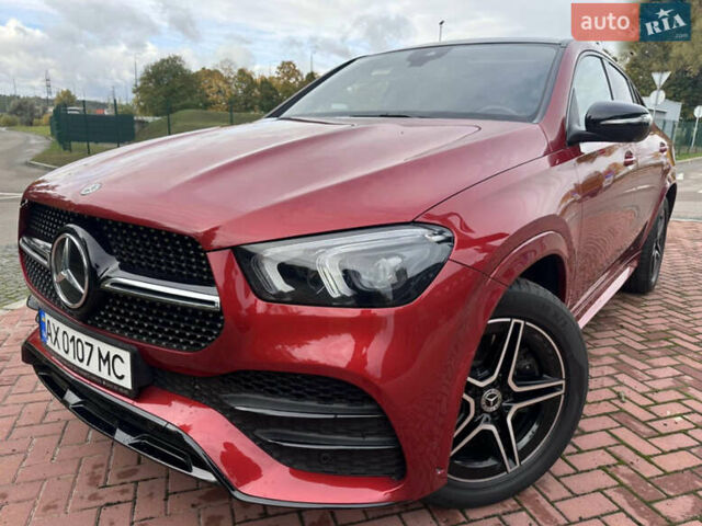 Червоний Мерседес GLE-Class Coupe, об'ємом двигуна 3 л та пробігом 48 тис. км за 76200 $, фото 1 на Automoto.ua