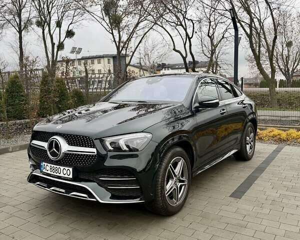 Зеленый Мерседес GLE-Class Coupe, объемом двигателя 2 л и пробегом 52 тыс. км за 97400 $, фото 1 на Automoto.ua