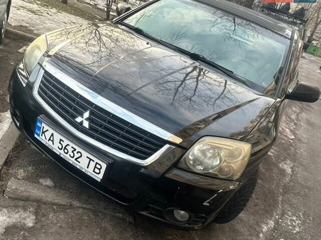 Чорний Міцубісі Галант, об'ємом двигуна 2.38 л та пробігом 195 тис. км за 4000 $, фото 1 на Automoto.ua