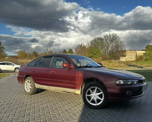 Красный Мицубиси Галант, объемом двигателя 2 л и пробегом 370 тыс. км за 2500 $, фото 1 на Automoto.ua