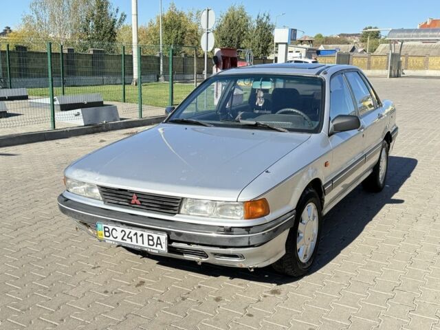 Серый Мицубиси Галант, объемом двигателя 2 л и пробегом 304 тыс. км за 1500 $, фото 1 на Automoto.ua