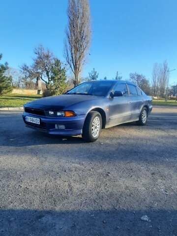 Синий Мицубиси Галант, объемом двигателя 2 л и пробегом 281 тыс. км за 3200 $, фото 1 на Automoto.ua