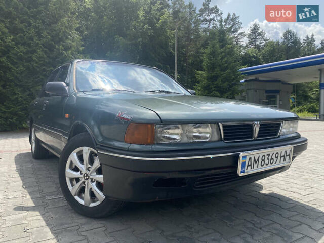 Зеленый Мицубиси Галант, объемом двигателя 1.76 л и пробегом 352 тыс. км за 1650 $, фото 1 на Automoto.ua