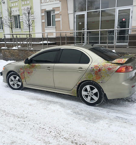 Бежевий Міцубісі Лансер Х, об'ємом двигуна 2 л та пробігом 131 тис. км за 8600 $, фото 1 на Automoto.ua