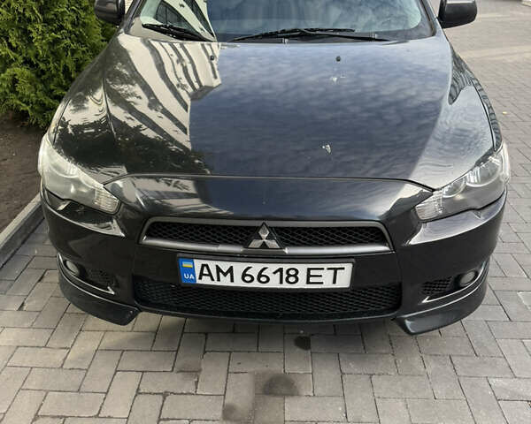 Чорний Міцубісі Lancer, об'ємом двигуна 2 л та пробігом 215 тис. км за 6700 $, фото 1 на Automoto.ua