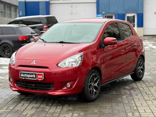 Красный Мицубиси Мираж, объемом двигателя 1.2 л и пробегом 192 тыс. км за 6290 $, фото 1 на Automoto.ua