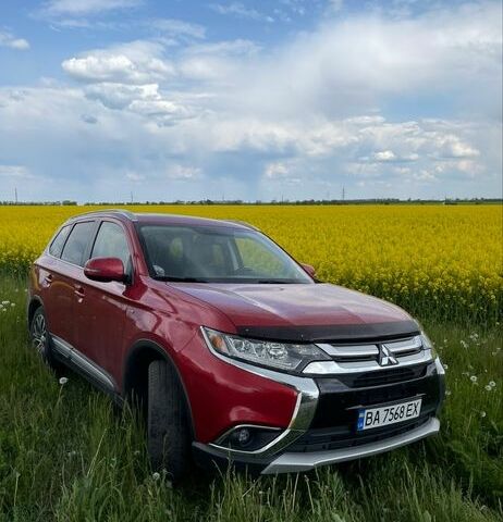 Червоний Міцубісі Аутлендер, об'ємом двигуна 3 л та пробігом 58 тис. км за 19000 $, фото 1 на Automoto.ua