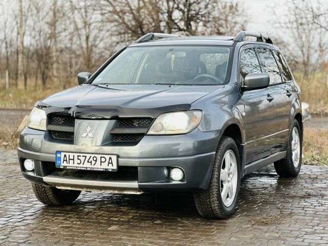 Сірий Міцубісі Аутлендер, об'ємом двигуна 2 л та пробігом 280 тис. км за 3500 $, фото 1 на Automoto.ua