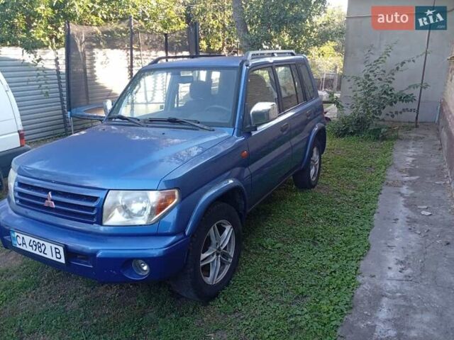 Синий Мицубиси Паджеро Пинин, объемом двигателя 1.8 л и пробегом 160 тыс. км за 5000 $, фото 1 на Automoto.ua
