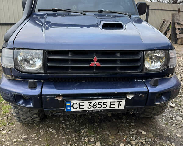 Синий Мицубиси Паджеро, объемом двигателя 2.84 л и пробегом 340 тыс. км за 8000 $, фото 1 на Automoto.ua