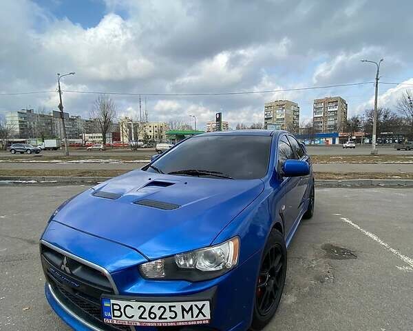 Синий Мицубиси Lancer Ralliart, объемом двигателя 2 л и пробегом 215 тыс. км за 10500 $, фото 1 на Automoto.ua