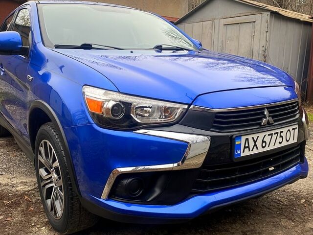 Синий Мицубиси Outlander Sport, объемом двигателя 2.4 л и пробегом 126 тыс. км за 13300 $, фото 1 на Automoto.ua