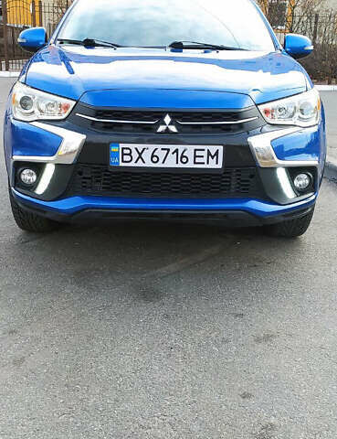 Синий Мицубиси Outlander Sport, объемом двигателя 2.4 л и пробегом 113 тыс. км за 14300 $, фото 1 на Automoto.ua