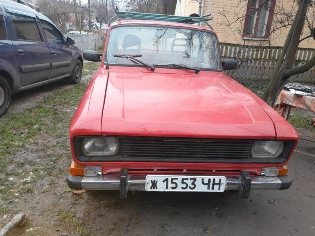 Красный Москвич / АЗЛК 2140, объемом двигателя 1 л и пробегом 10 тыс. км за 474 $, фото 1 на Automoto.ua