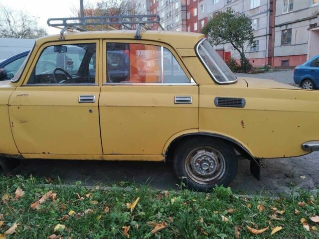 Желтый Москвич / АЗЛК 2140, объемом двигателя 1.5 л и пробегом 110 тыс. км за 322 $, фото 1 на Automoto.ua