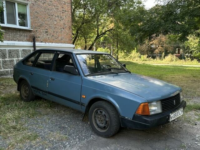 Синий Москвич / АЗЛК 2141, объемом двигателя 1.6 л и пробегом 300 тыс. км за 599 $, фото 1 на Automoto.ua