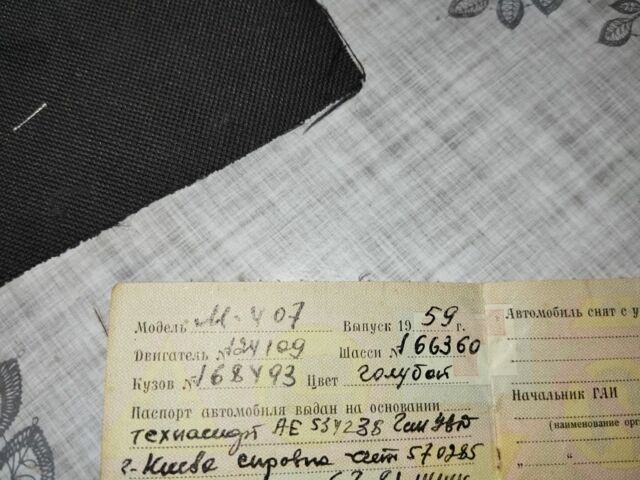 Синій Москвич / АЗЛК 407, об'ємом двигуна 0 л та пробігом 34 тис. км за 1081 $, фото 1 на Automoto.ua