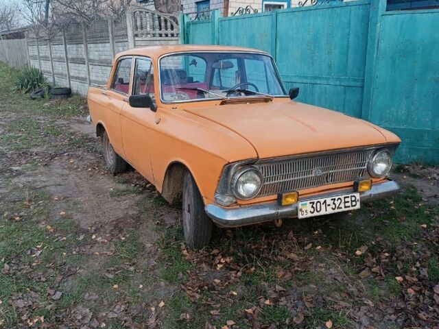 Желтый Москвич / АЗЛК 412, объемом двигателя 2.45 л и пробегом 942 тыс. км за 405 $, фото 1 на Automoto.ua