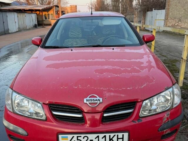 Красный Ниссан Альмера, объемом двигателя 1.8 л и пробегом 173 тыс. км за 2800 $, фото 1 на Automoto.ua