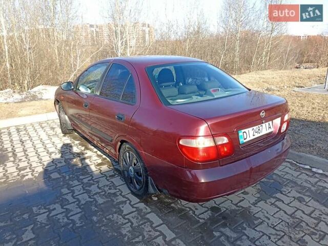 Красный Ниссан Альмера, объемом двигателя 1.5 л и пробегом 253 тыс. км за 2500 $, фото 1 на Automoto.ua