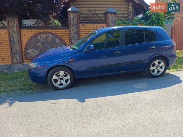 Синий Ниссан Альмера, объемом двигателя 1.5 л и пробегом 235 тыс. км за 3800 $, фото 1 на Automoto.ua