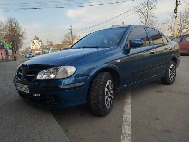 Синий Ниссан Альмера, объемом двигателя 1.5 л и пробегом 335 тыс. км за 1850 $, фото 1 на Automoto.ua