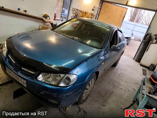 Синий Ниссан Альмера, объемом двигателя 1.6 л и пробегом 250 тыс. км за 1000 $, фото 1 на Automoto.ua
