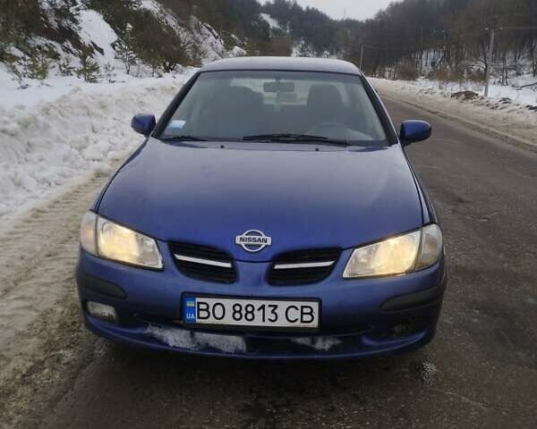 Синій Ніссан Альмера, об'ємом двигуна 1.8 л та пробігом 270 тис. км за 1999 $, фото 1 на Automoto.ua