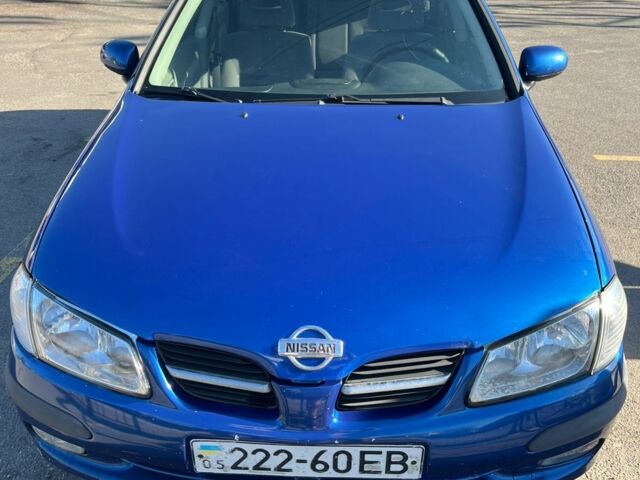 Синий Ниссан Альмера, объемом двигателя 1.5 л и пробегом 319 тыс. км за 2000 $, фото 1 на Automoto.ua