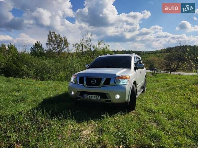 Серый Ниссан Армада, объемом двигателя 5.6 л и пробегом 179 тыс. км за 13900 $, фото 1 на Automoto.ua