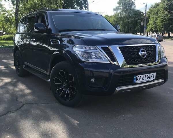 Синий Ниссан Армада, объемом двигателя 5.6 л и пробегом 77 тыс. км за 29900 $, фото 1 на Automoto.ua