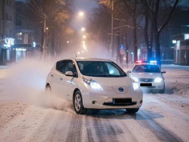 Білий Ніссан Ліф, об'ємом двигуна 0 л та пробігом 170 тис. км за 5500 $, фото 1 на Automoto.ua