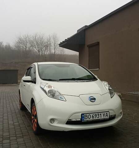 Білий Ніссан Ліф, об'ємом двигуна 0 л та пробігом 46 тис. км за 9400 $, фото 1 на Automoto.ua