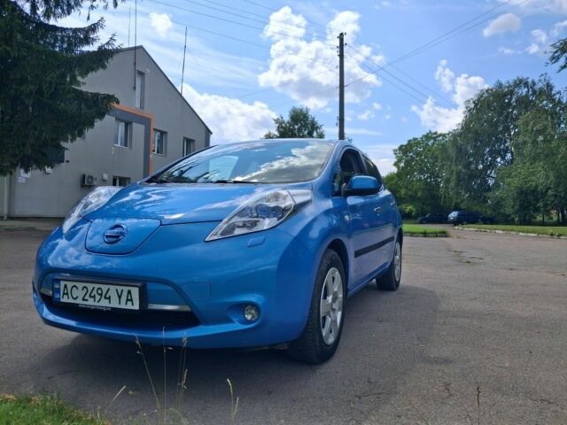 Синий Ниссан Лиф, объемом двигателя 0 л и пробегом 102 тыс. км за 4500 $, фото 1 на Automoto.ua
