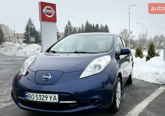 Синий Ниссан Лиф, объемом двигателя 0 л и пробегом 96 тыс. км за 7700 $, фото 1 на Automoto.ua