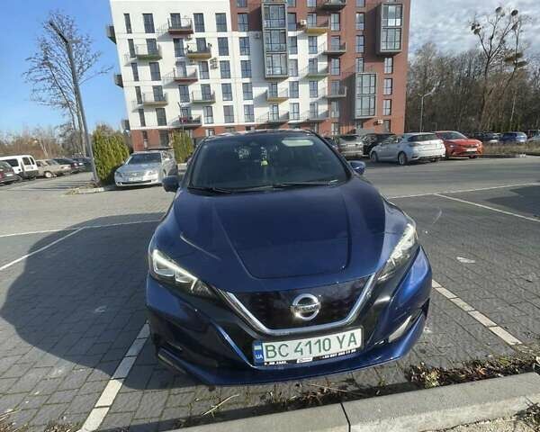 Синий Ниссан Лиф, объемом двигателя 0 л и пробегом 84 тыс. км за 18500 $, фото 1 на Automoto.ua