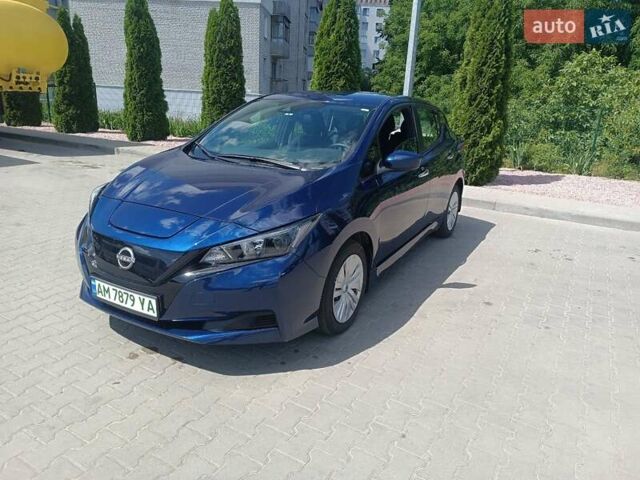Синий Ниссан Лиф, объемом двигателя 0 л и пробегом 12 тыс. км за 16300 $, фото 1 на Automoto.ua