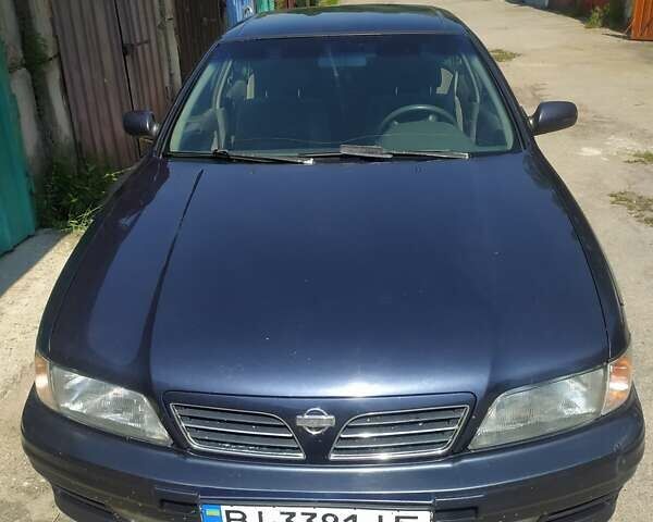 Синий Ниссан Максима, объемом двигателя 2 л и пробегом 345 тыс. км за 2500 $, фото 1 на Automoto.ua