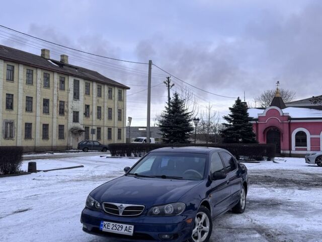 Синий Ниссан Максима, объемом двигателя 3 л и пробегом 365 тыс. км за 3500 $, фото 1 на Automoto.ua