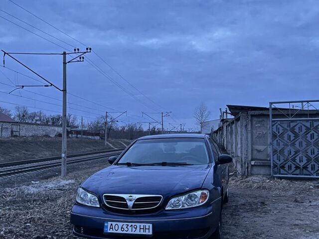 Синий Ниссан Максима, объемом двигателя 2 л и пробегом 378 тыс. км за 1800 $, фото 1 на Automoto.ua