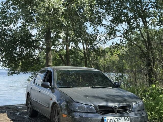 Синий Ниссан Максима, объемом двигателя 3 л и пробегом 305 тыс. км за 3200 $, фото 1 на Automoto.ua