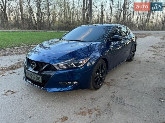 Синий Ниссан Максима, объемом двигателя 3.5 л и пробегом 170 тыс. км за 12700 $, фото 1 на Automoto.ua