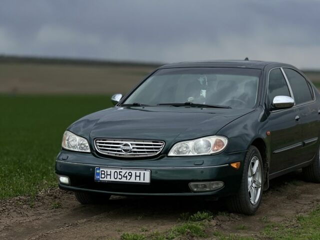 Зеленый Ниссан Максима, объемом двигателя 3 л и пробегом 280 тыс. км за 4500 $, фото 1 на Automoto.ua