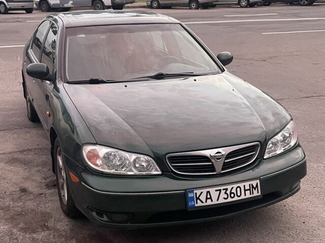 Зеленый Ниссан Максима, объемом двигателя 3 л и пробегом 290 тыс. км за 3500 $, фото 1 на Automoto.ua