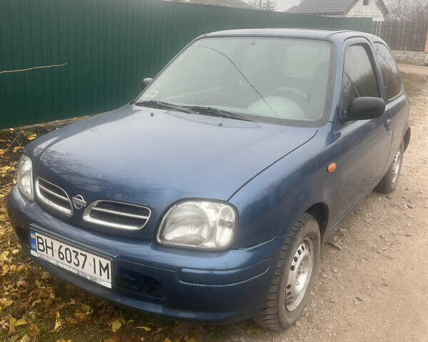 Синий Ниссан Микра, объемом двигателя 1 л и пробегом 150 тыс. км за 1500 $, фото 1 на Automoto.ua