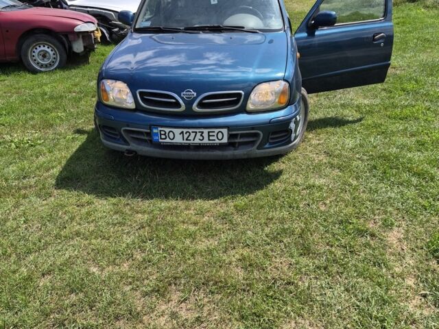 Синий Ниссан Микра, объемом двигателя 1 л и пробегом 244 тыс. км за 1350 $, фото 1 на Automoto.ua