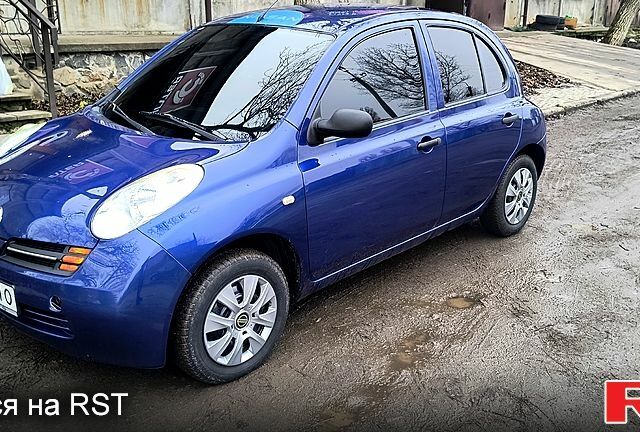 Синий Ниссан Микра, объемом двигателя 1.2 л и пробегом 186 тыс. км за 3608 $, фото 1 на Automoto.ua